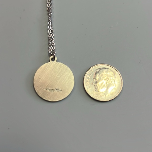 Vintage 16" Kelly Waters Pewter Necklace - Picture 5 of 5